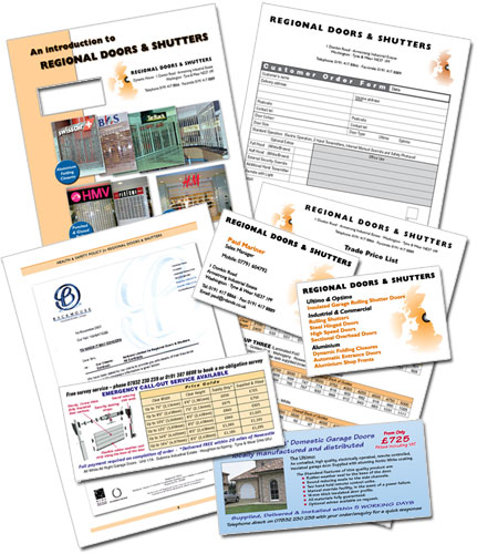 Stationery, presentation binder and pdf examples Stationery, presentation binder and pdf examples