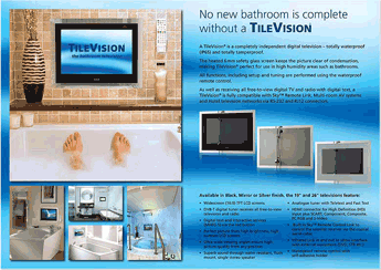 Four-page A4 sales leaflet with spot UV varnish