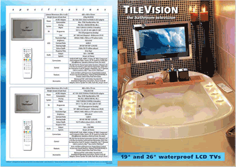 Four-page A4 sales leaflet with spot UV varnish