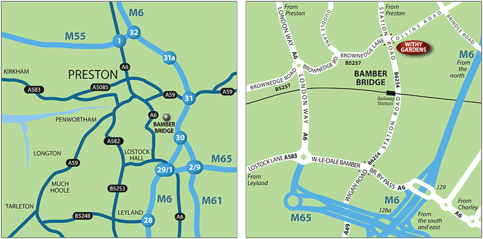 Withy Gardens map