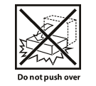 Do not push over icon Do not push over icon