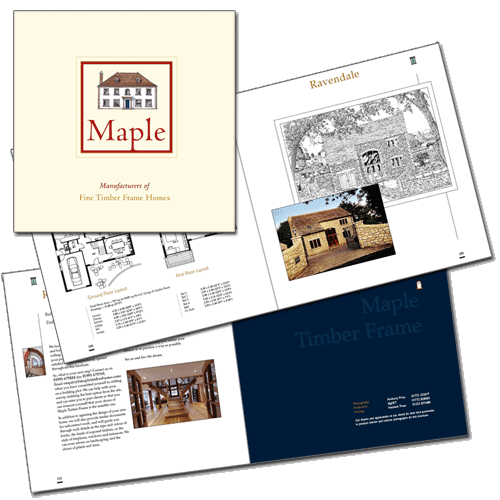 Sales brochure pages